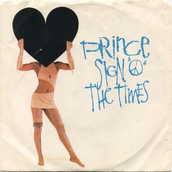 

7-дюймовая пластинка PRINCE Sign O The Times 9283997 Paisley Park 1987 Канада SoulFunk Б/у