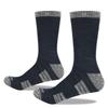 [YUEDGE] Men's Sports Socks, Thick, Cushioned, for Hiking and Trekking, Breathable, Sweat-Absorbing, Odor-Resistant, Premium Cotton, 5-Pair Set, Size