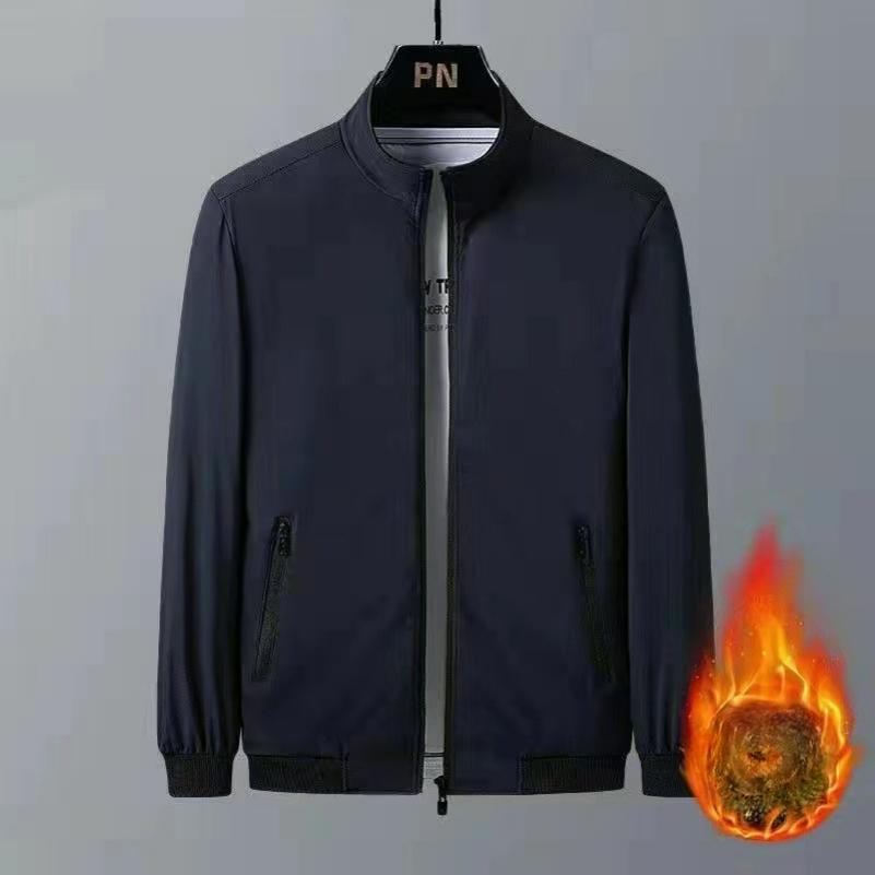 Men's Dad Autumn Jacket Middle-aged Spring and Autumn Men's Thick Casual Jacket