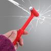 Mini Car Safety Hammer Red Window Glass Breaker Universal Seat Belt Cutter  Home