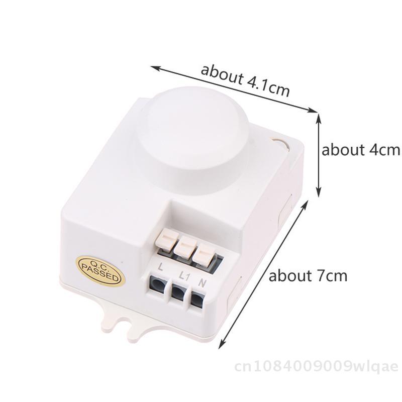  | 5.8GHz Microwave Motion Sensor Switch 220V AC Human Presence Detector Adjustable Radar Occupancy Sensor Module DIY