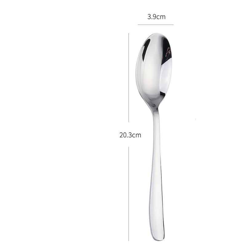 HANYANG Steak Knife and Fork Western Knife, Fork and Spoon Simple Wind Gold Stirring Spoon Western Tableware