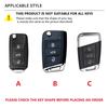 Car Key Case Cover For VW Volkswagen Polo Golf 4 5 6 7 T5 MK7 Tiguan Passat B6 B5 Skoda Octavia A5 A7 Seat Leon FR 2 Ibiza Ateca