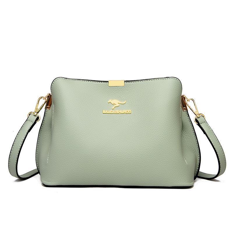 

Легкая роскошная ретро женская сумка через плечо, высококачественная модная женская сумка через плечо, расширяемый дизайн, большая вместимость, сумка для матери