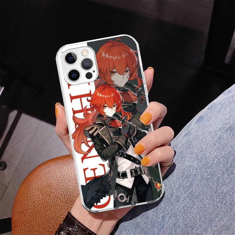 Genshin Impact Anime Phone Case For iPhone 17 Air 16 Pro Max 16E 15 + 14 Plus 11 12 13 Mini 7 8 SE Gift Print Cover Fundas 17 Ai