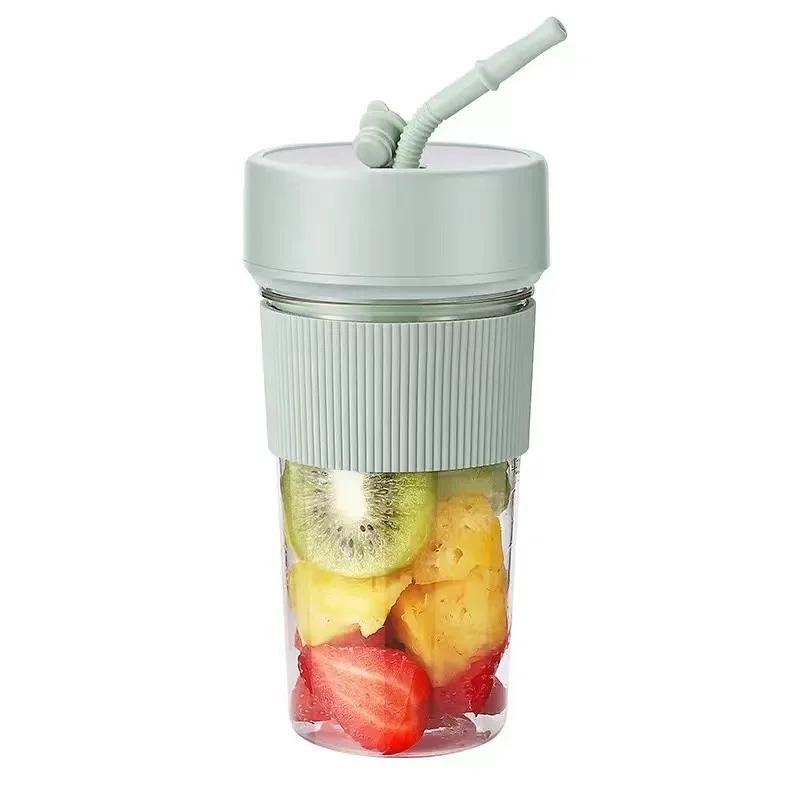 New Electric Fresh Juicer Powerful Crushed Ice Wireless Mini Portable Blender Bottle Juice Extractors Smoothie Mixer Cup Citrus
