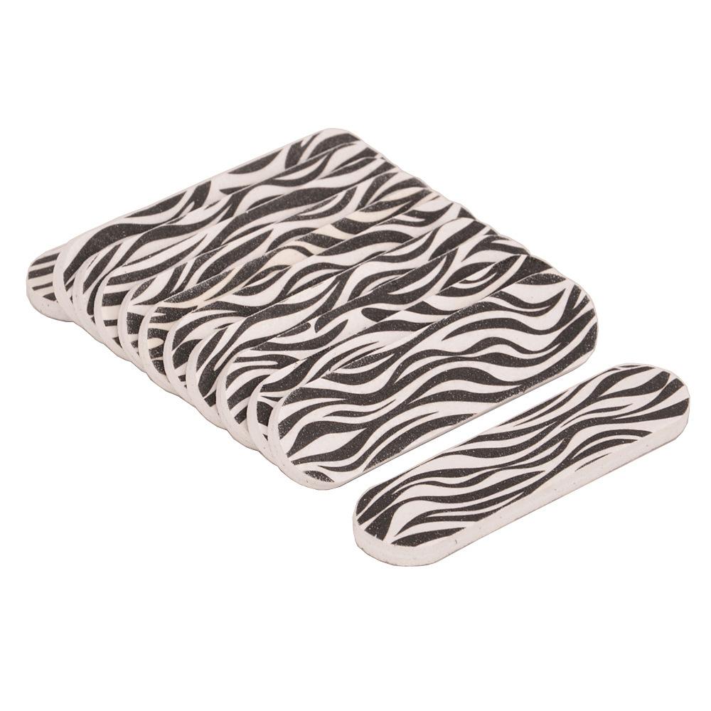 

10 шт. двухсторонние мини-пилочки из ЭВА с цветным принтом, шлифовальный инструмент для маникюра, шлифовальный инструмент для дизайна ногтей