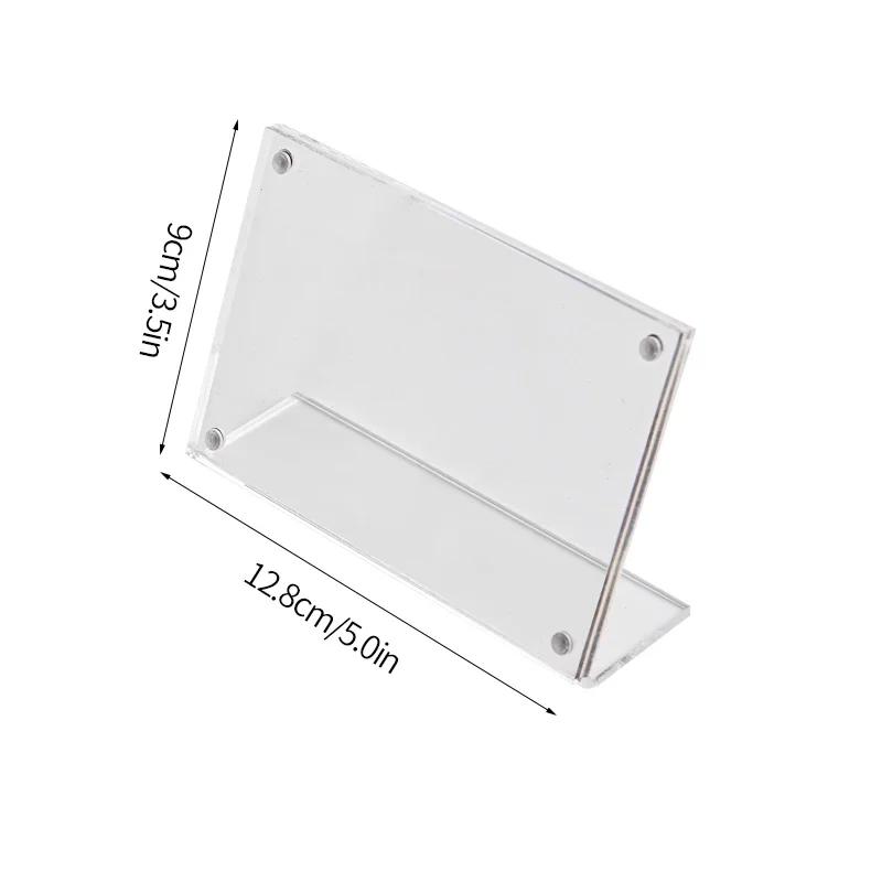 Acrylic Photo Frame Picture Frame Photo Card Holder Photocard Display Stand Room Desktop Decor Office Desk Decor Marco De Fotos