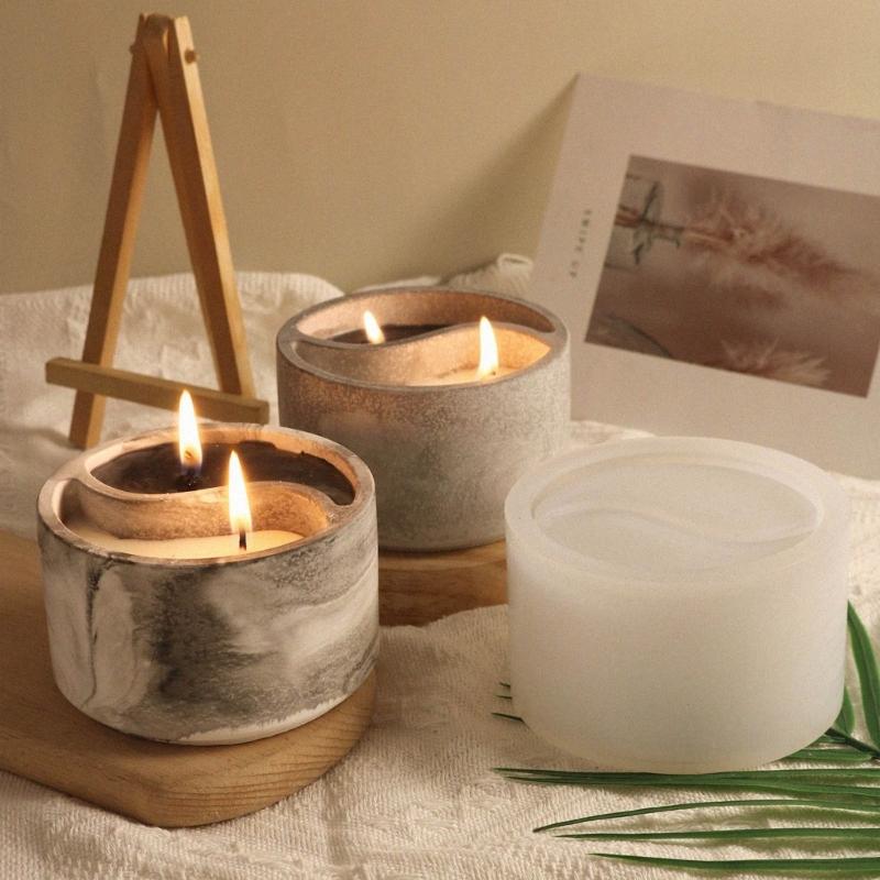 Candle Mold, Non Stick Easy To Demold for DIY Candle Plaster Resin Craft Home Decor, Epoxy Resin Casting