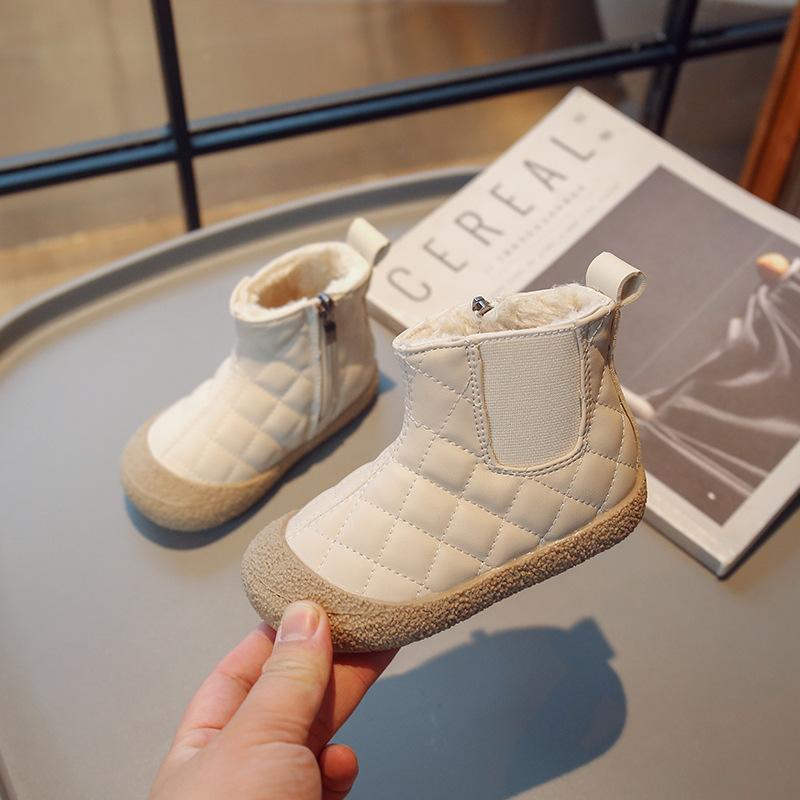 

Зимние хлопковые туфли с мягкой кожаной поверхностью 30