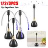 1-3pcs Portable Fly Fans For Tables Effective Fly Repellent Fan Keeps Flies Away With Soft Blades for Picnic BBQ Party Fly Fans