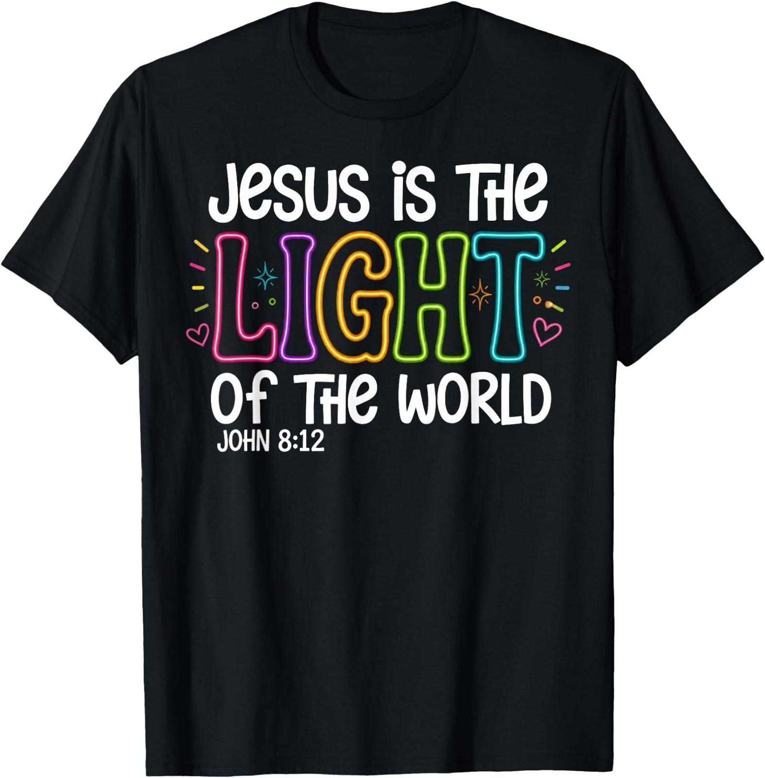 Jesus is The Light of The World John 8 12 VBS 2026 T-Shirt S