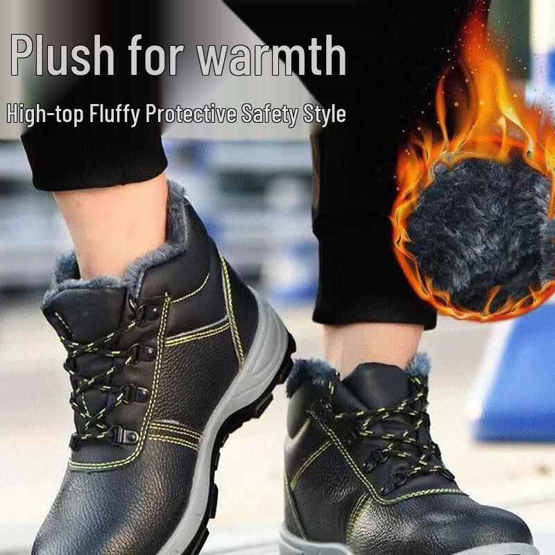 Men s High-Top Steel Toe Safety Work Shoes