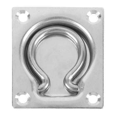 Recessed Tie Down Ring 304 Stainless Steel Secure Point Flush Mount Trailer Tie Down Hook for Truck