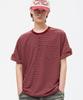 TRILLION Roll-Up One-Pocket Henley Neck Short Sleeve T-Shirt_4Color