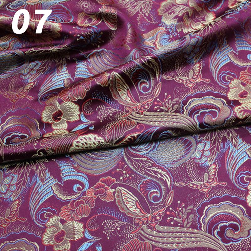 Brokat Jacquard Stoff mit Schmetterlingsmuster im chinesischen Stil Chinesisches Tang-Kostüm Cheongsam Mongolische Robe Damast Stoffmaterial