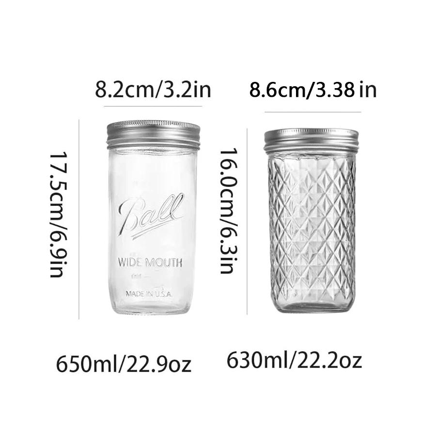 Ins Style Clear Glass Cup With Straw Lid Large Capacity Heat Resistance Boba Milk Tea Glasses Coffee Mug Juice Cold Drink Cup