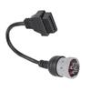 Truck Diagnose Interface Female 16 Pin   6 Pin Adapter Cable for Automotive Diagnostic Tool