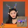 LED Fairy Deer Ear Headband Pumpkin Kids Head Wear  Festival Decoration