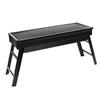 Portable Outdoor Folding Charcoal BBQ Grill with Skewer Rack for Camping