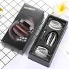 1 Set Double Layer Dual Color Lazy Eyebrow Powder Stamp, Long Lasting, Waterproof, Sweatproof, Smudge Proof Brow