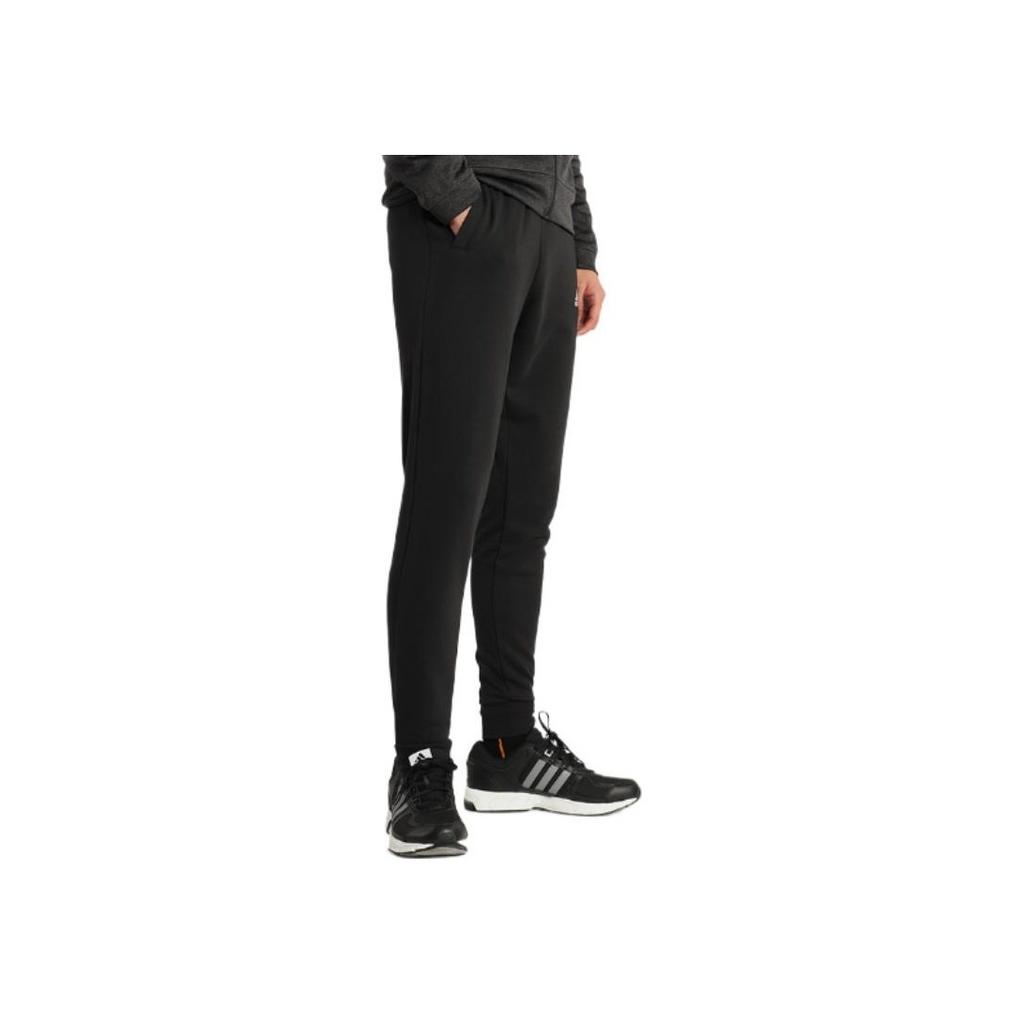 Adidas Logo Print Joggers Men Bottoms Black BK7441