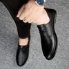 Fashion 2024 New Arrival Lace-Up Upscale Elegantes Formal Footwear Male Shoes School Casual Leather Slip on Bureau Dressing Shoes Man