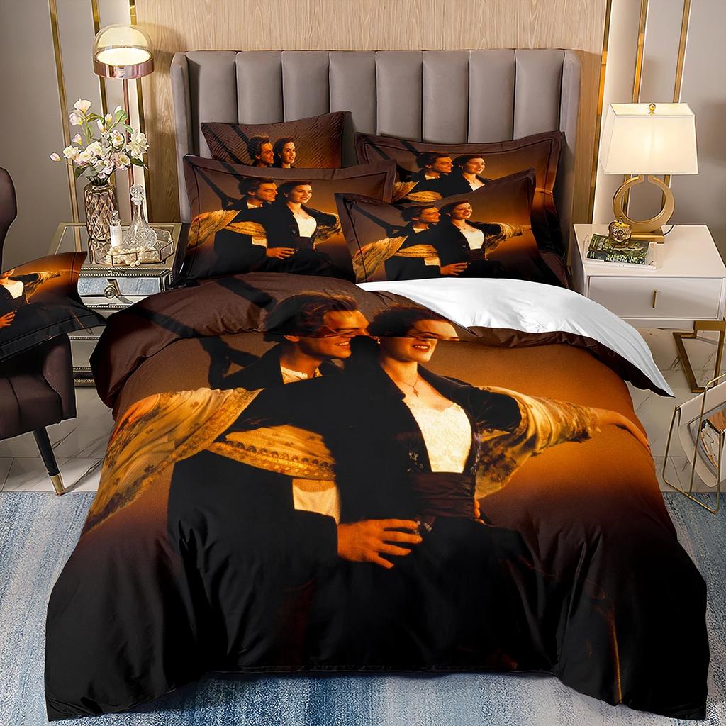 Comforter Titanic Jack And Rose Stitanic Leonardo Dicaprio Bedding Setcomforter Queen King Single Size