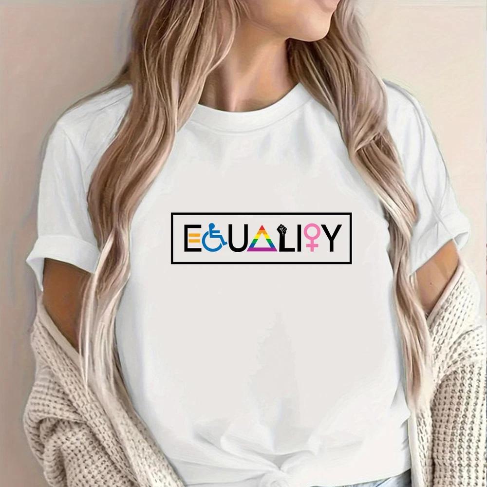 Equality Casual Shirt Equal Rights Supporters Tshirt Social Justice Tee S