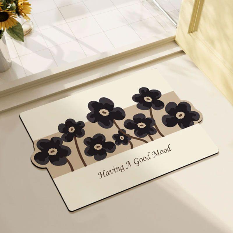 

Diatom mud absorbent quick-drying anti-slip mat toilet mat 40X60cm 15.7X23.6in