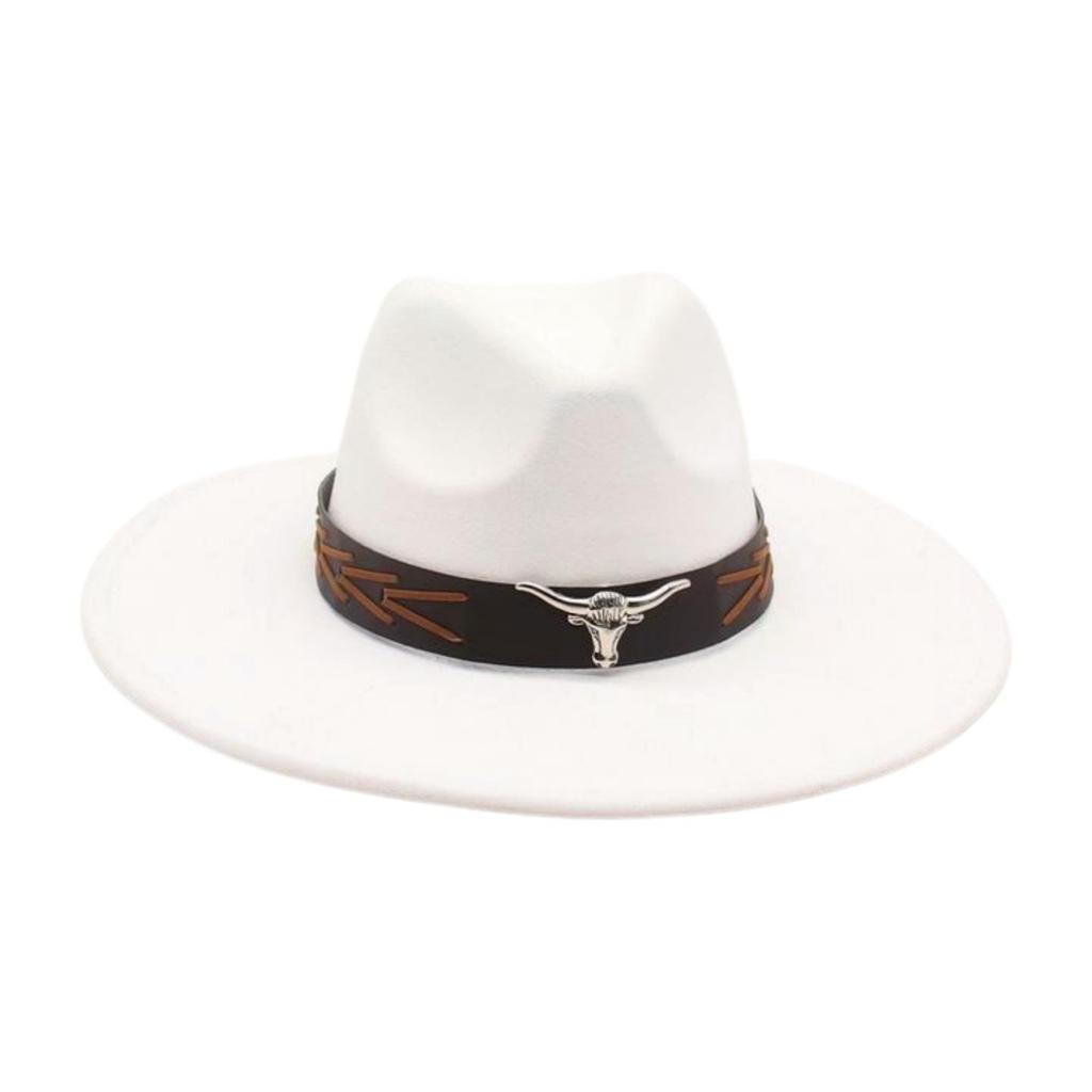 Grassland Ethnic Style Dance Sunscreen Travel Shooting Big Eaves Hat Men'S And Women'S High-End Flat-Brimmed Top Hat