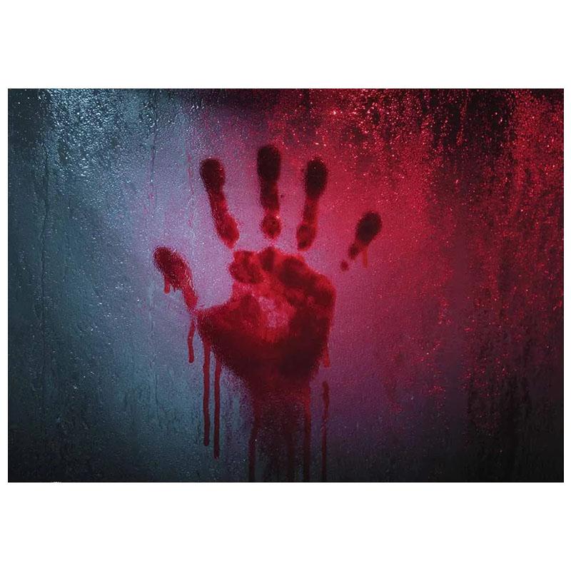 Large Bloody Handmade Printed Tapestry Party Background Red Black Horror Theme Gothic Wall Hanging Dormitory Decoration 40CMX60CM
