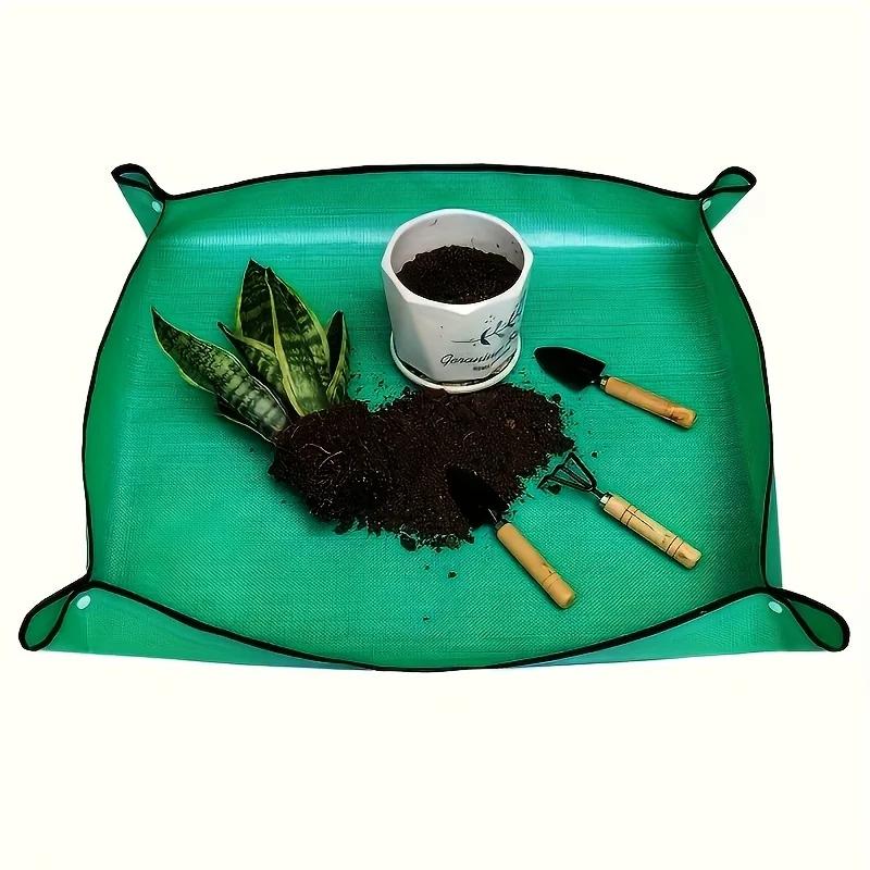 1pcs Planting Mat Gardening Potting Pad Foldable Garden Plant Flower Pot Transplanting Waterproof Mats