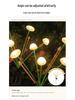 Pilzform Solar-LED-Lichterkette, Wasserdichte Outdoor-Campinglichter, Quallen-Design mit Windbetrieb