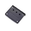 Ponte Fisso a 3 Corde Durevole Parti di Ricambio per Chitarre Elettriche Cigarbox(Nero)
