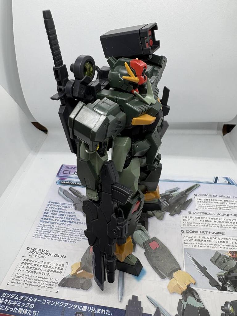 [USED]Gunpla Z HGGBB Gundam Breaker Battlogue 1/144 Gundam 00 Command Qan T Completed Model Kit Management Number G-052