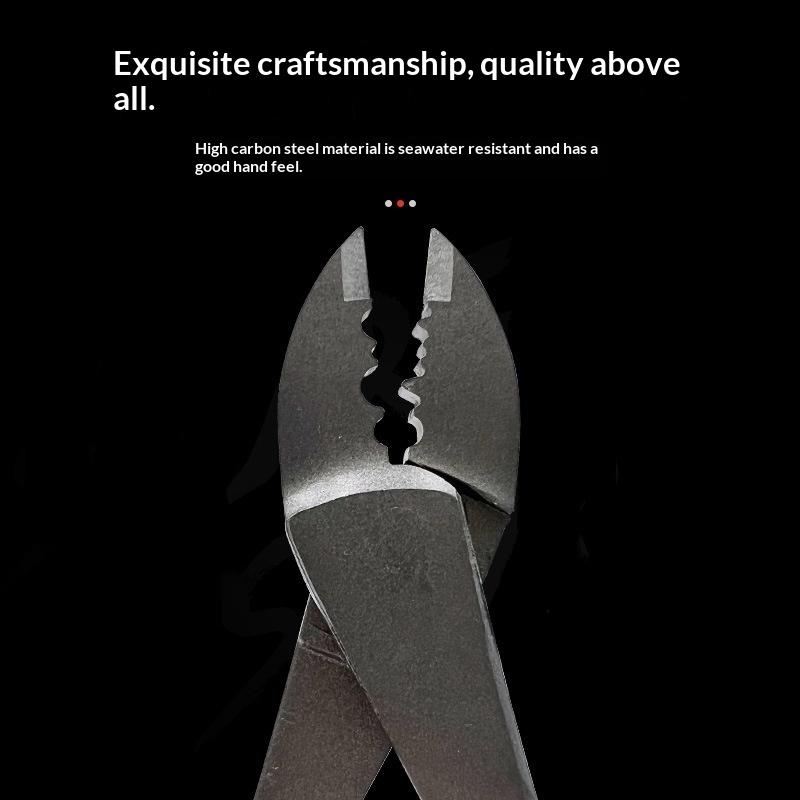 Fishing Crimping Pliers Tools Fishing Crimp Pliers For Single Barrel Socket Tools Portable Lightweight Non-slip Handle