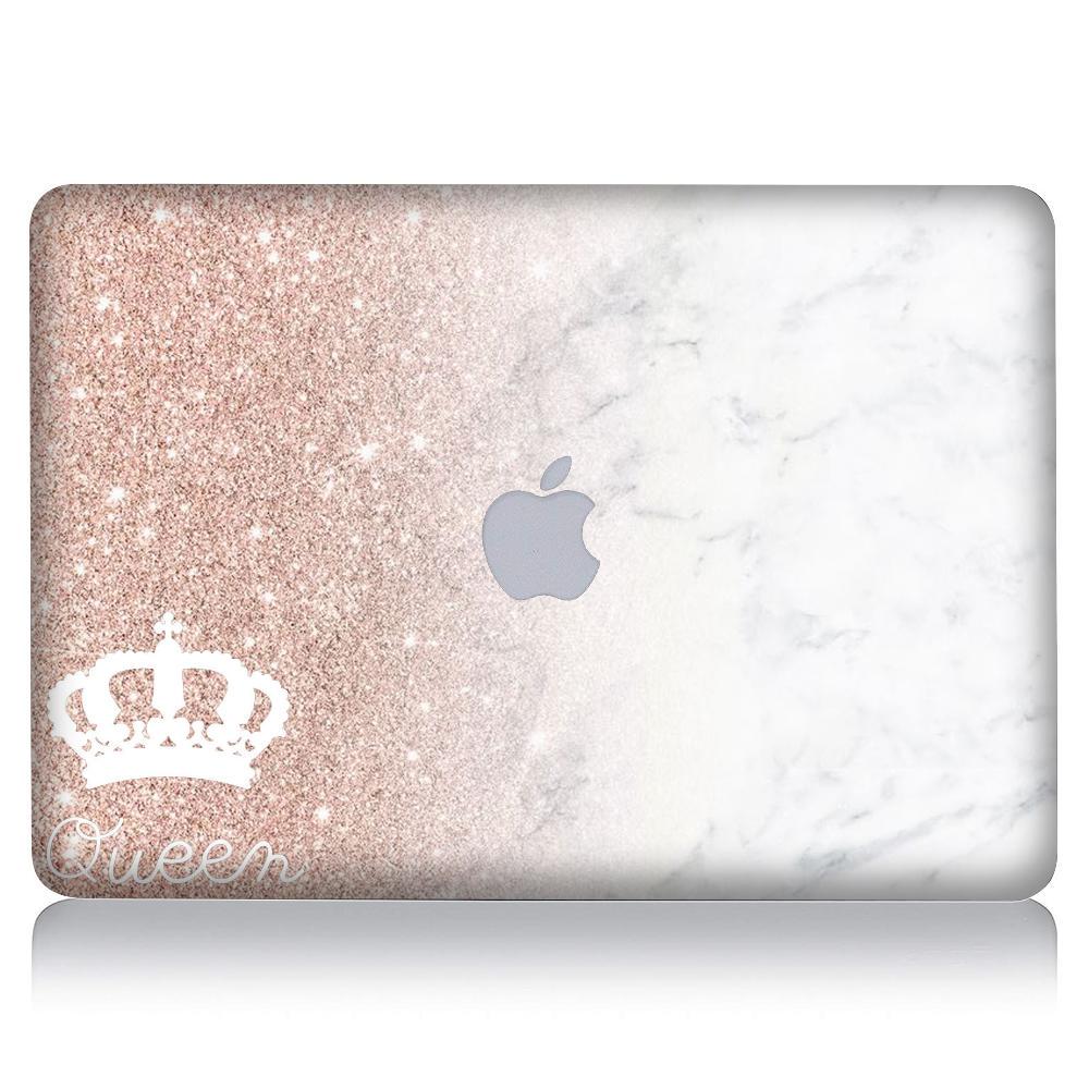 clear glitter macbook air case
