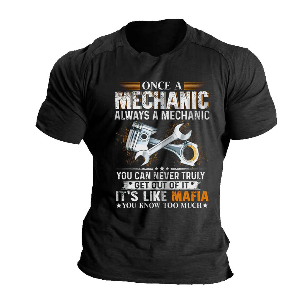 Men's Summer Print Short Sleeve T-Shirts Men Summer Casual Fashion Breathable Short Sleeve T-Shirts
