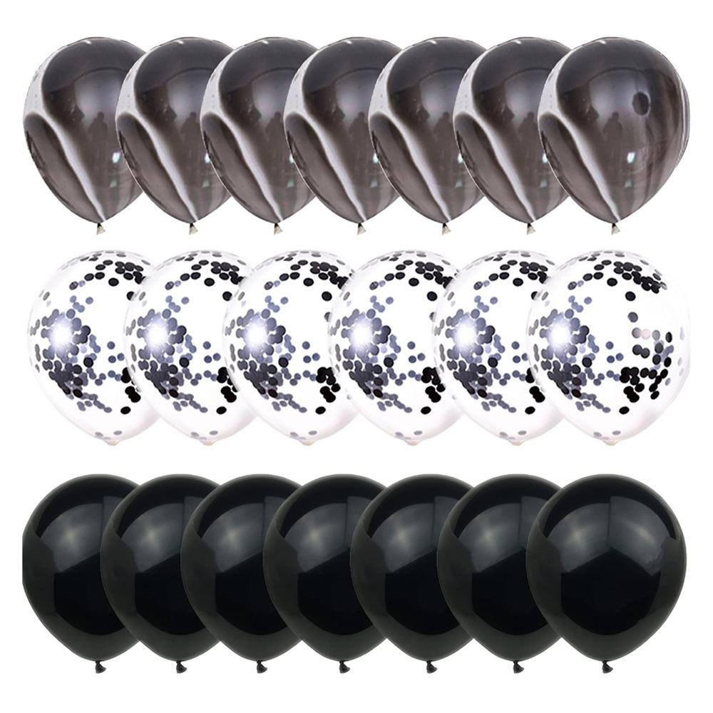 20/40 vnt. Balionų rinkinys Agato marmuro metalizuoti konfeti balionai vaikų gimtadienio vakarėliui, kūdikio sutiktuvių, išleistuvių dekoracija, vestuvės
