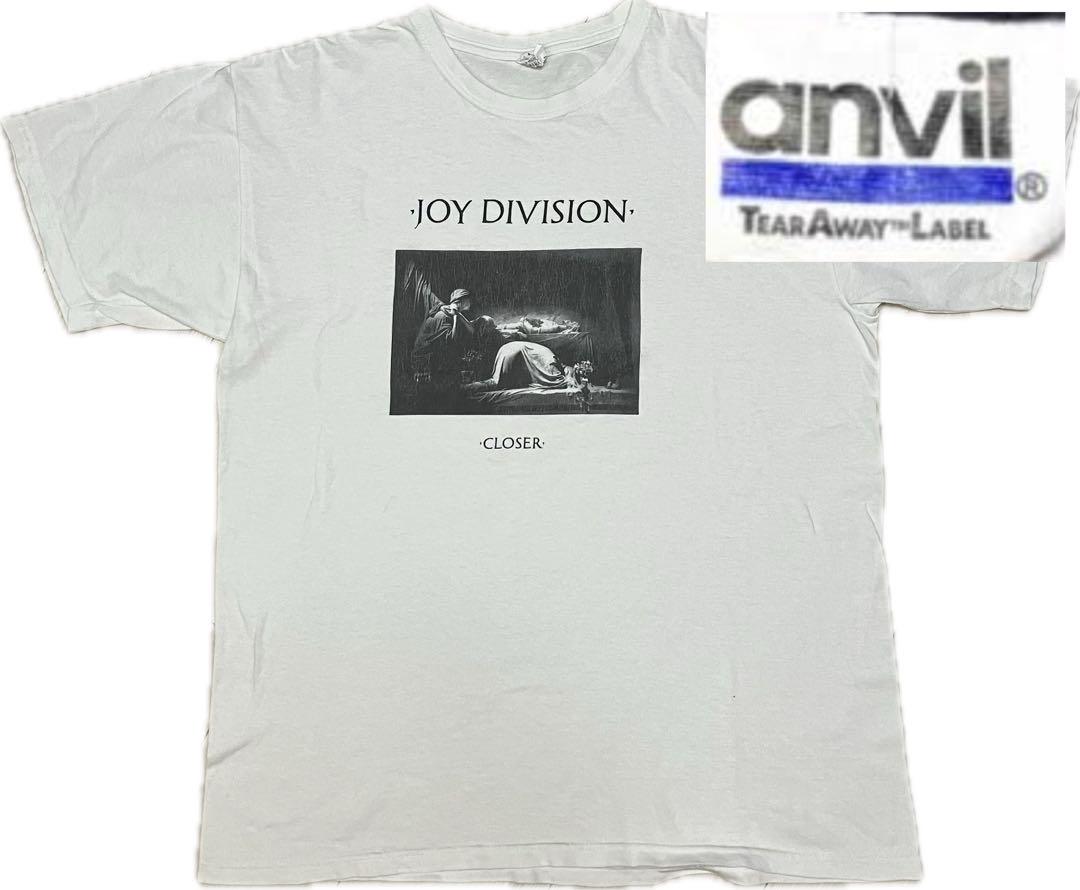 

[USED] 90s anvil Joy Division Closer T-shirt in white