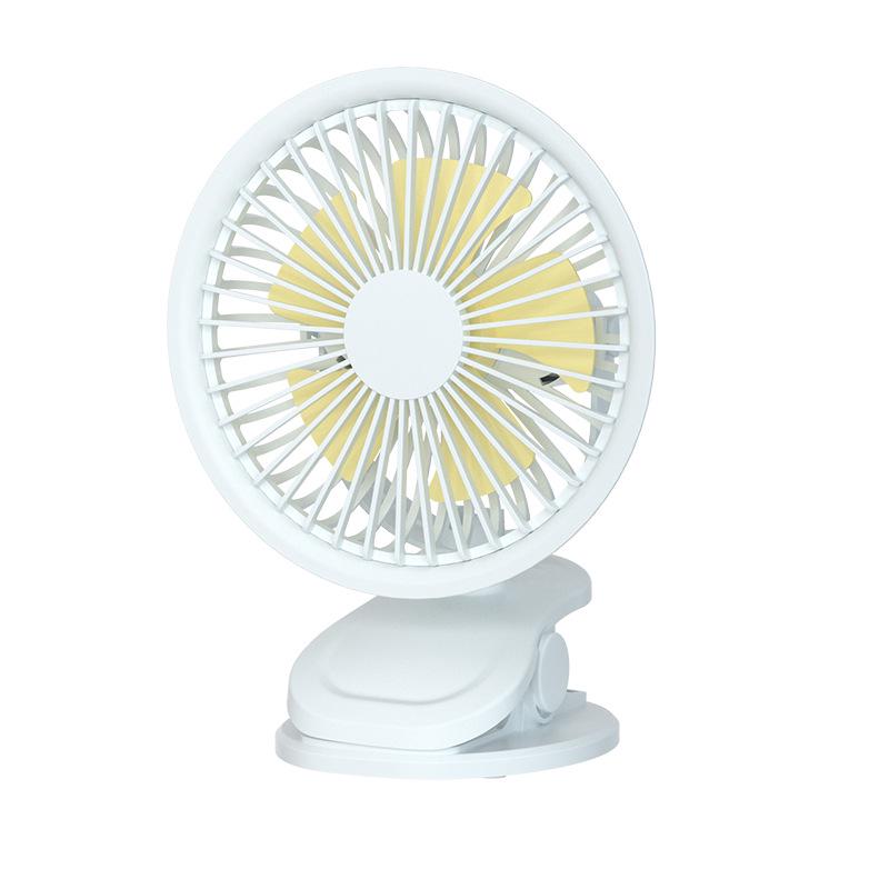 

1200 мАч Бесщеточный двигатель Перезаряжаемый настольный вентилятор, 4-дюймовый зажим, Широкоугольный воздушный поток