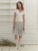 Liel Ena Chiffon Shirring Skirt (Mint)