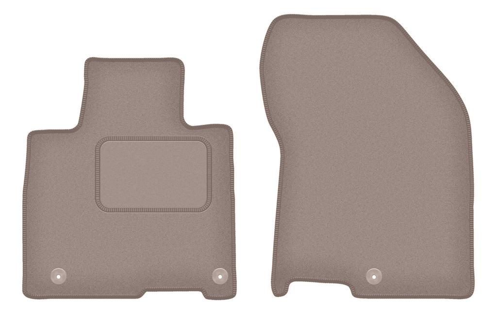Tappetini anteriori beige per: Hyundai SantaFe IV SUV (2018-)