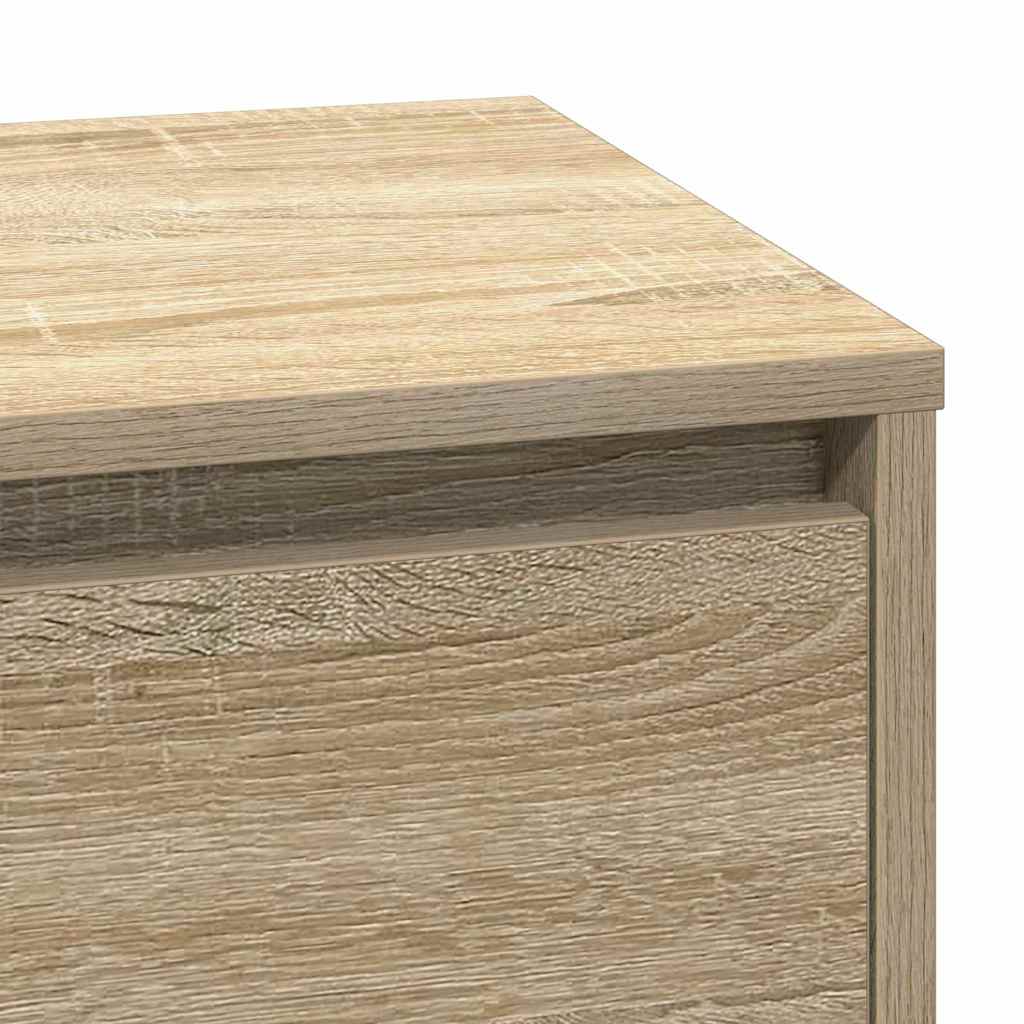 Nightstand Sonoma Oak 71 x 34.5 x 75 cm Particleboard