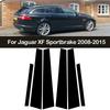VÂNZARE FIERBINTE 6 buc auto ușă geam coloană BC pilon stâlp capac ornamente PC material autocolant pentru Jaguar XF Sportbrake 2008-2015