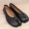 Women's 2026 Sheepskin Split-Toe Ballet Flats - Versatile, Shallow-Cut, Pleated Shoe