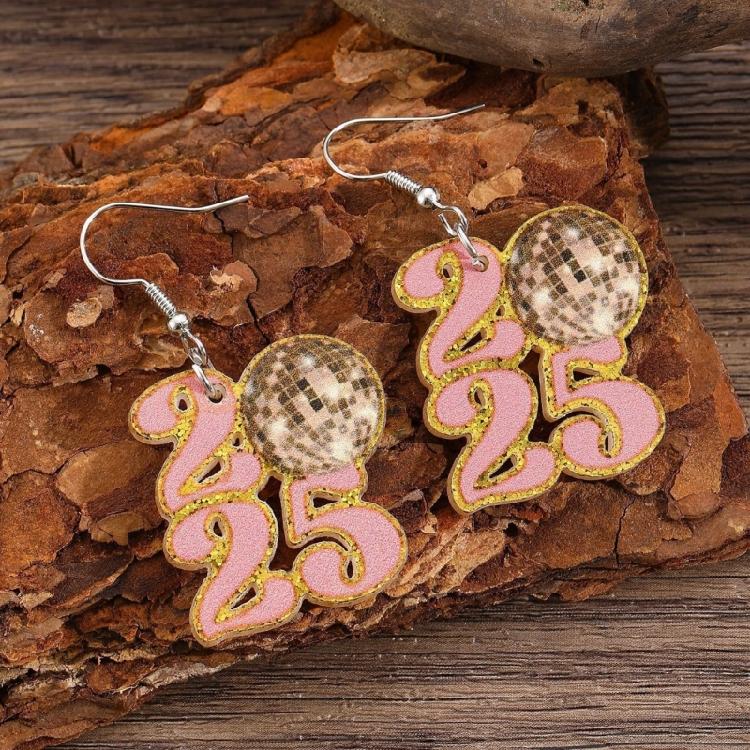 2026 Theme Acrylic Earrings Smooth Surfaces Unique Accessory Casual Formal Earrings Suitable for Fashion Women Present