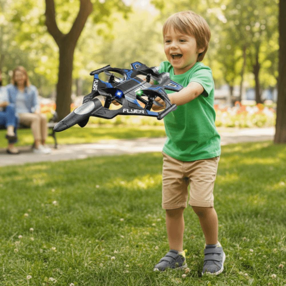 EPP Foam Four Motor Helicopter Toy Rechargeable RC Hobby Jet Plane  Kids Toddlers Children