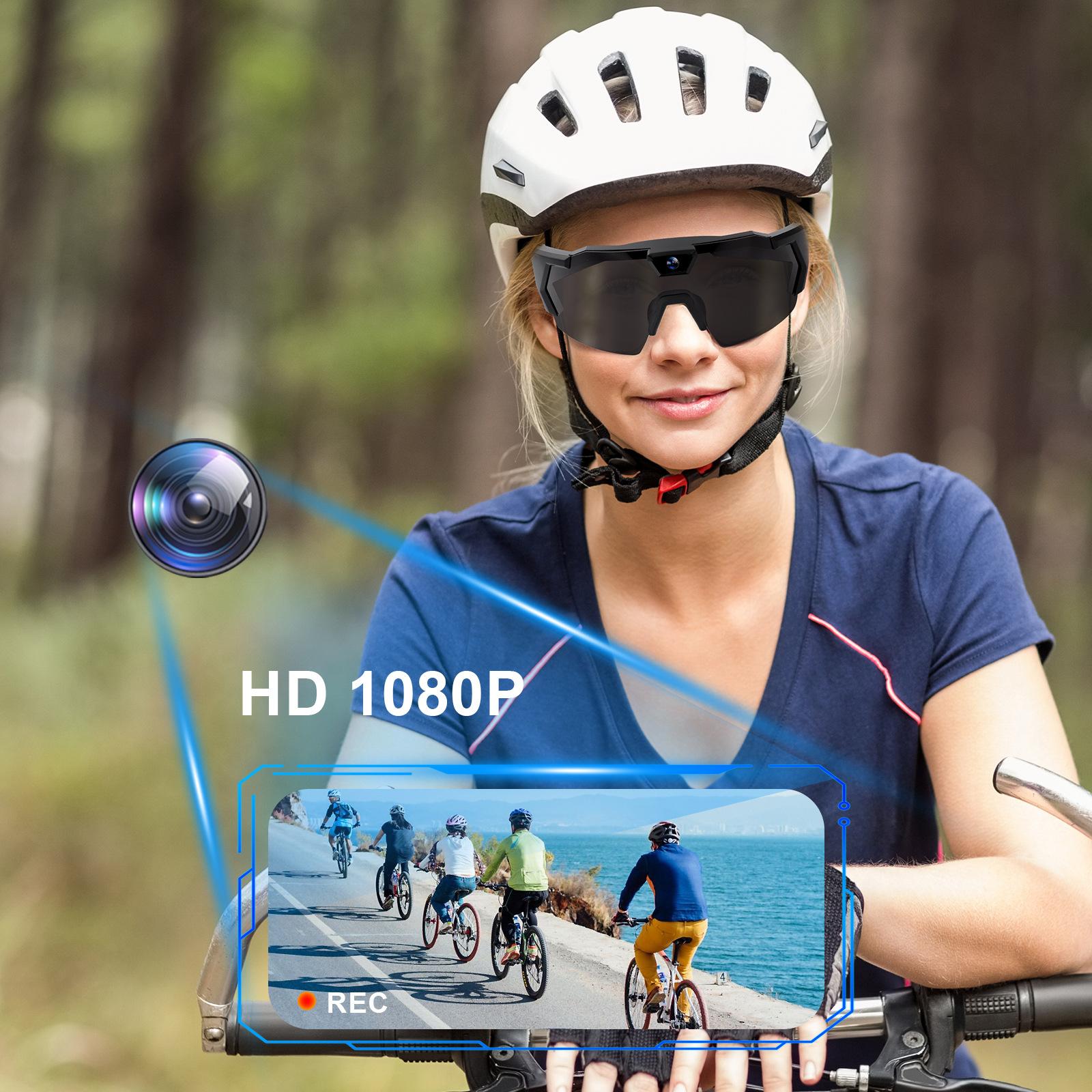 

Бейсбольные очки 4K с камерой, Умные очки-камера, Унисекс солнцезащитные очки с камерой One Size